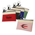 600D Polyester Two-Tone Coin Pouch